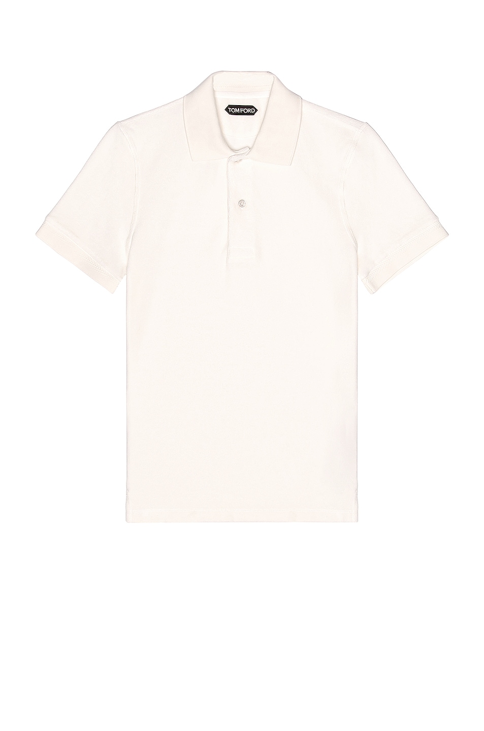 Image 1 of TOM FORD Toweling Polo in White