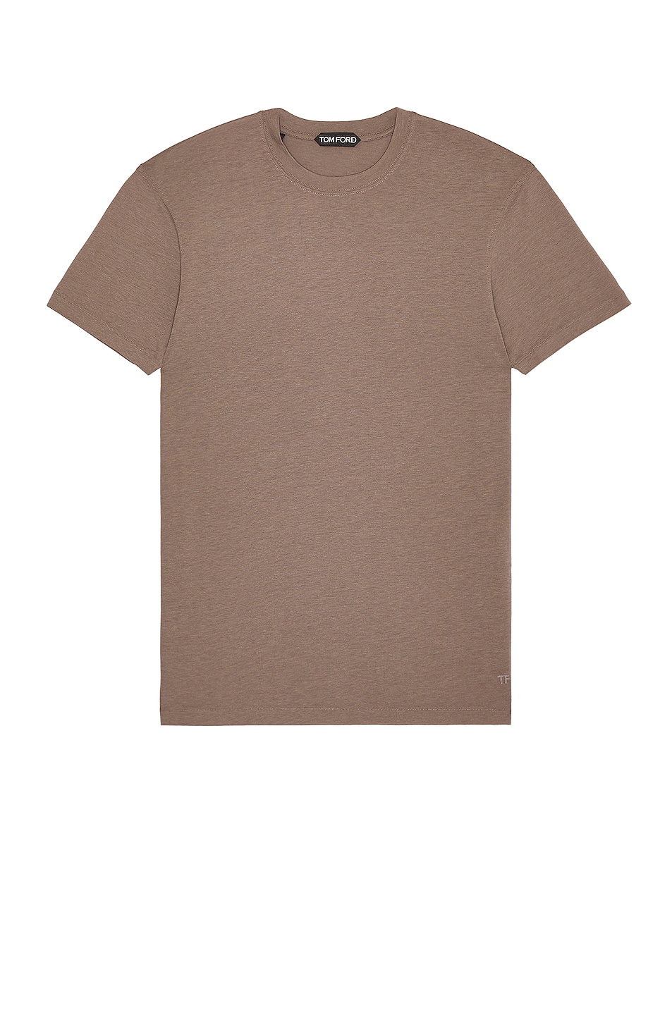 Image 1 of TOM FORD Viscose Cotton T-Shirt in Taupe