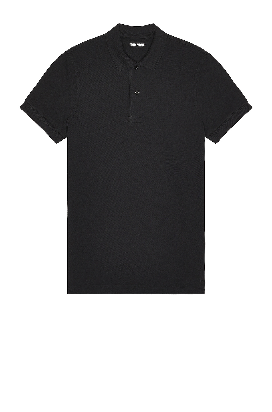 Image 1 of TOM FORD Garment Dyed Polo in Black