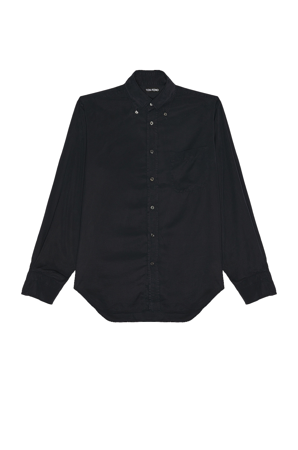 Image 1 of TOM FORD Garment Dyed Shirt in Navy