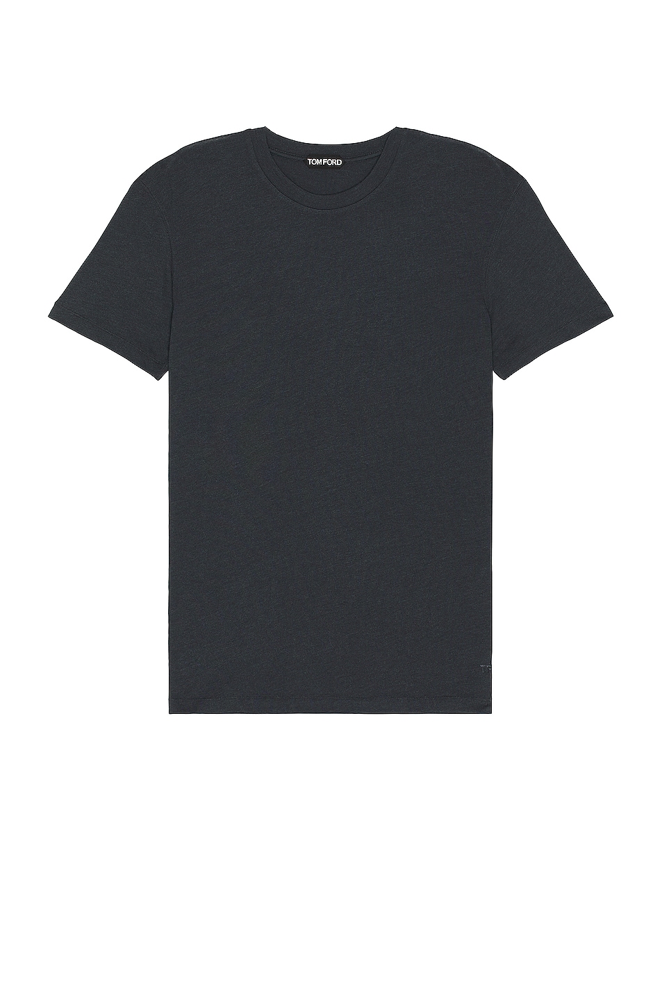 Image 1 of TOM FORD Short Sleeve Crew Neck T-shirt in Black