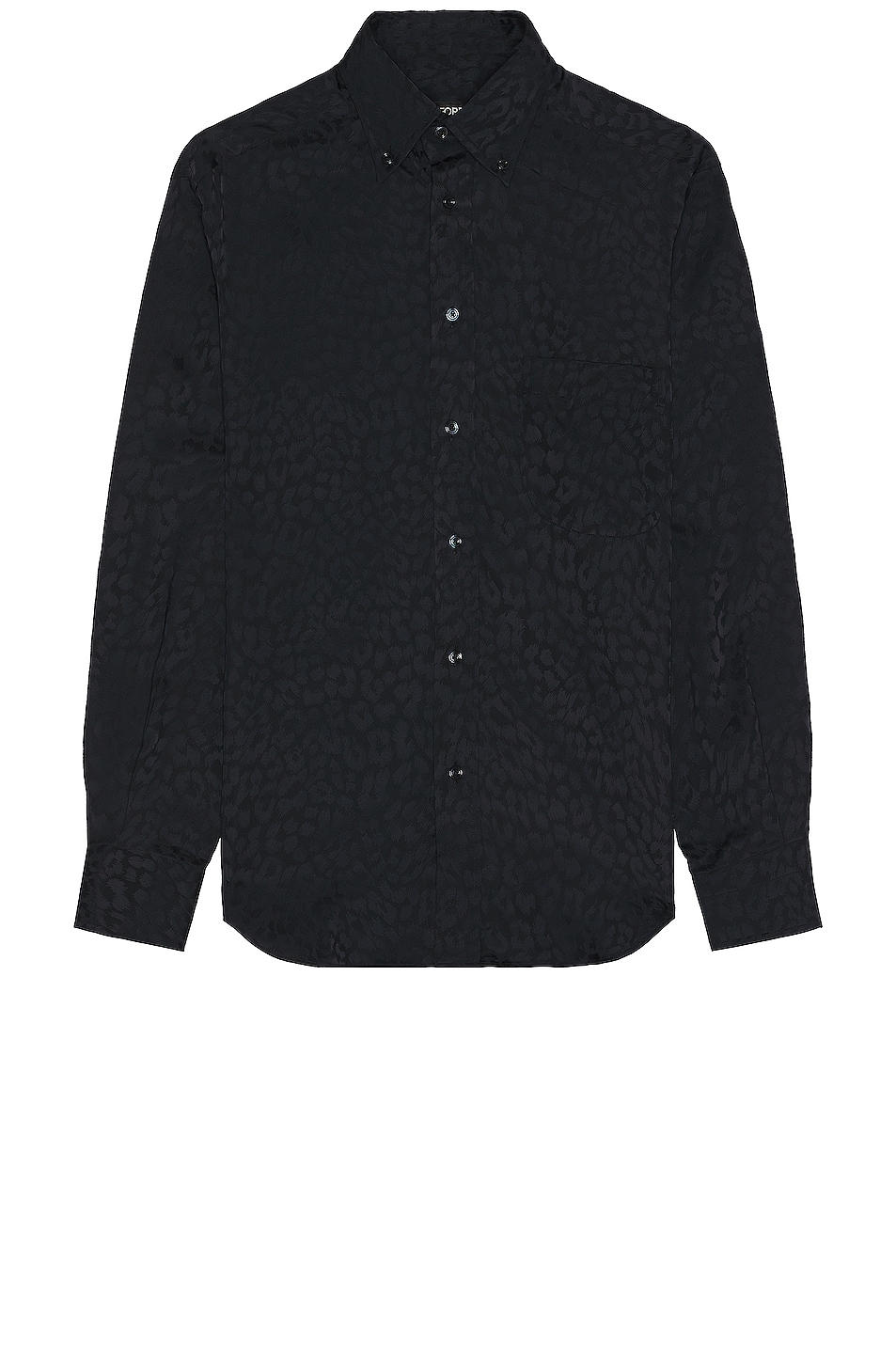 Image 1 of TOM FORD Fluid Fit Leisure Shirt in Black