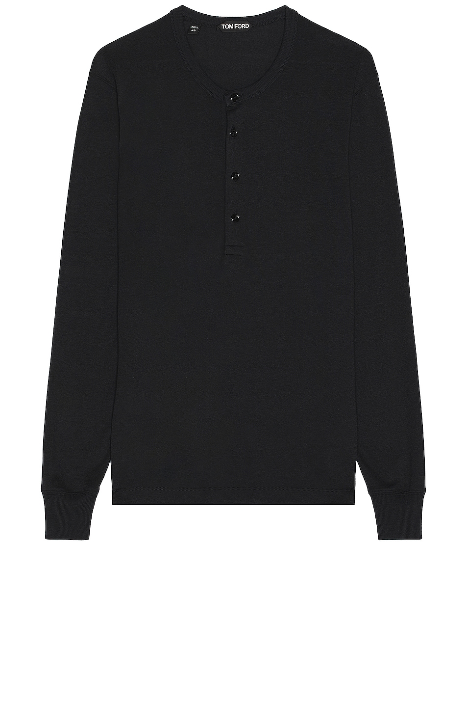 Image 1 of TOM FORD Henley in Black