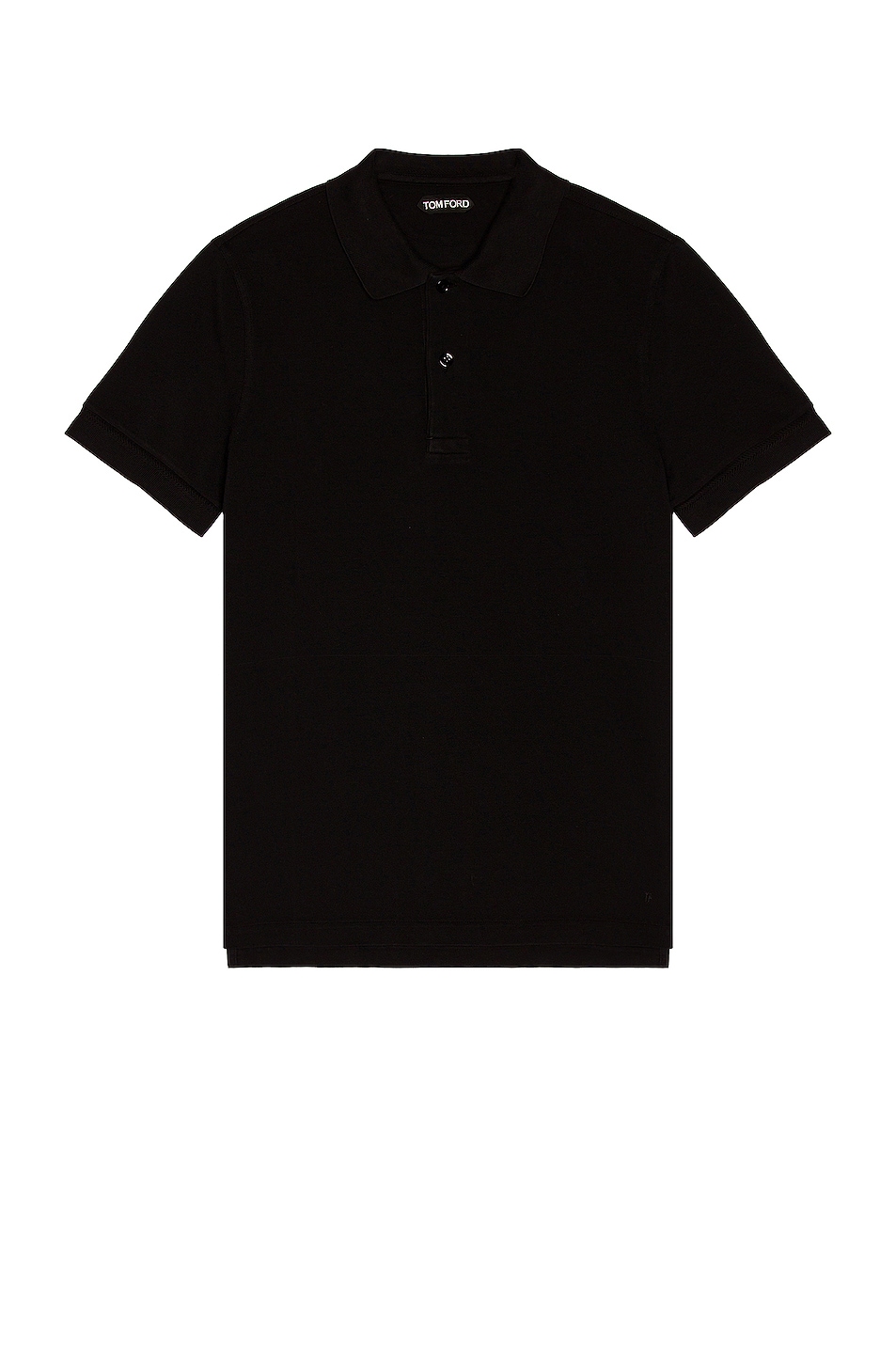 Image 1 of TOM FORD Garment Dyed Polo in Black