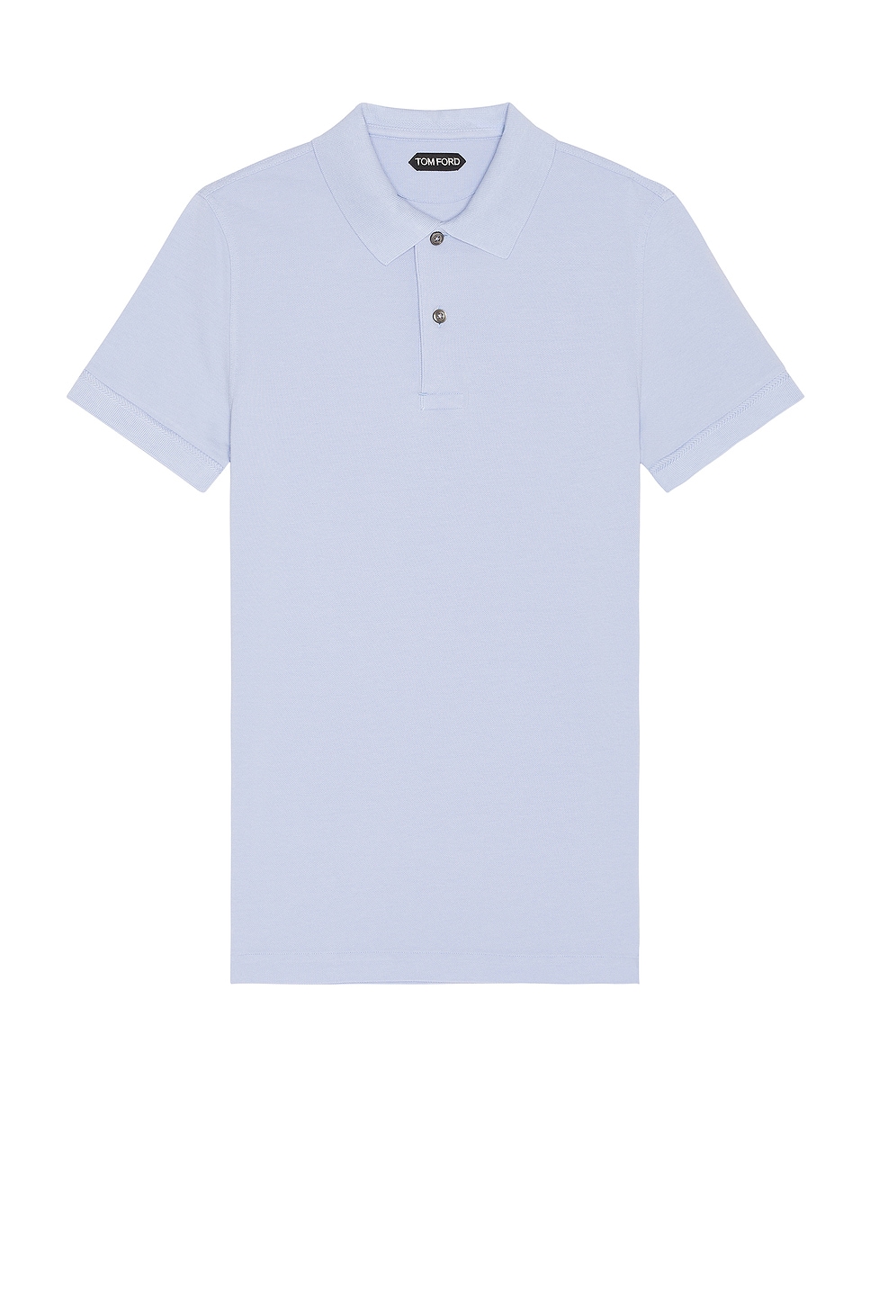 Image 1 of TOM FORD Tennis Piquet Short Sleeve Polo in Periwinkle