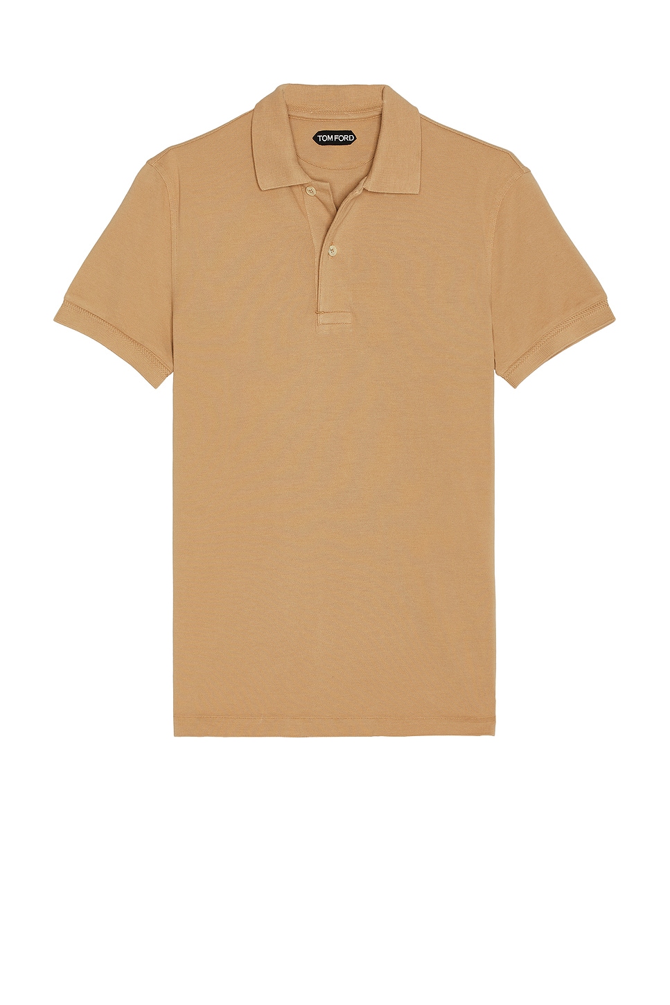 Short Sleeve Polo in Brown