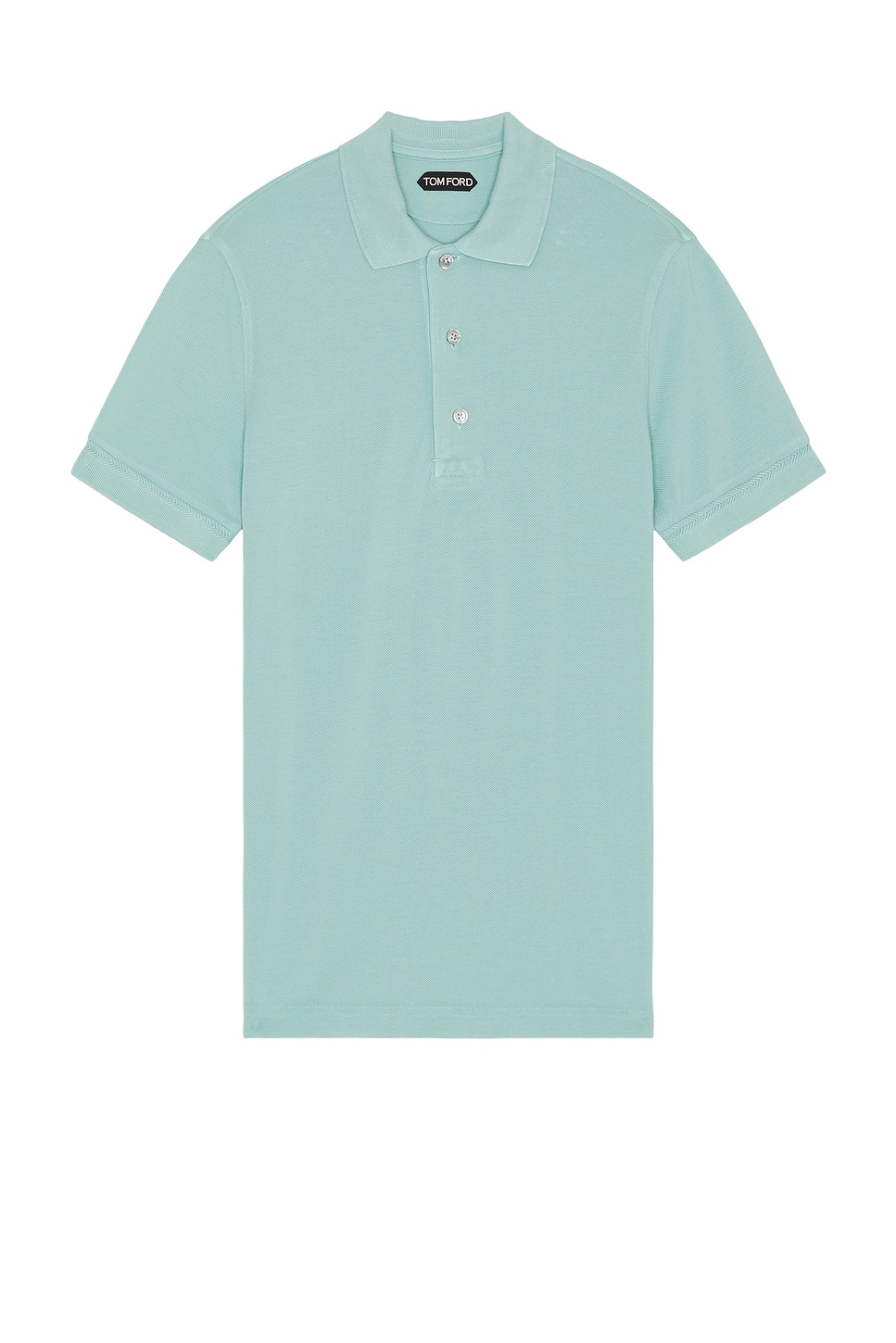 Lyocell Piquet Polo in Blue