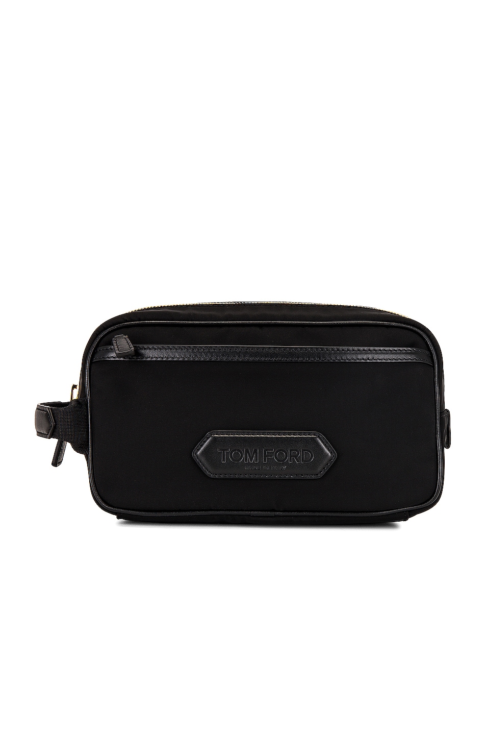 Nylon Small Toiletry Bag in Black