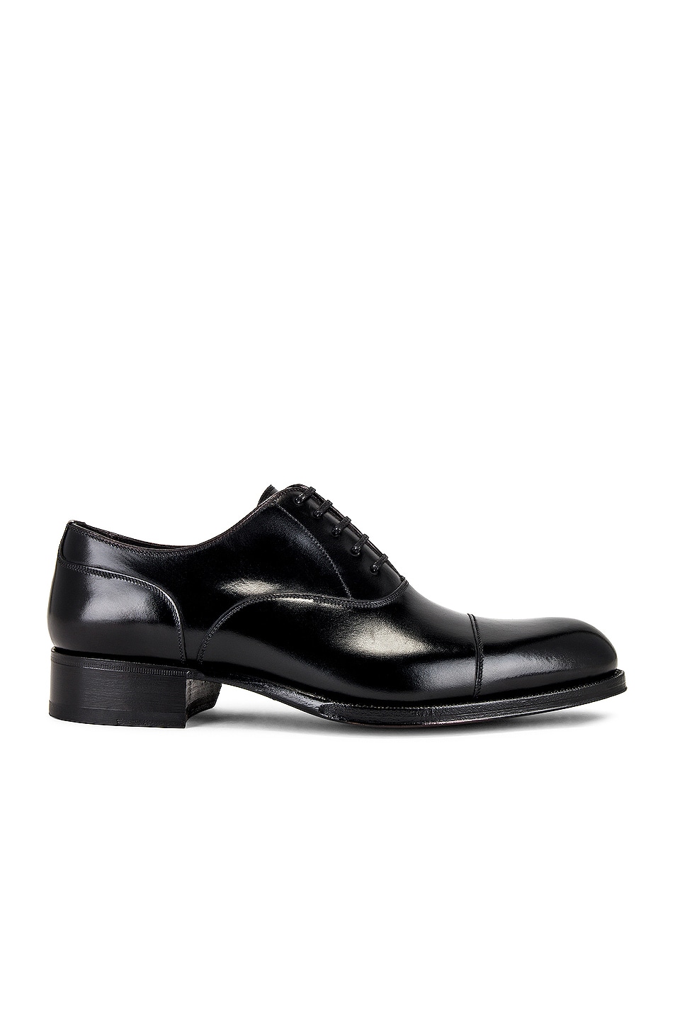 Edgar Lace Up Dress Shoe in Black