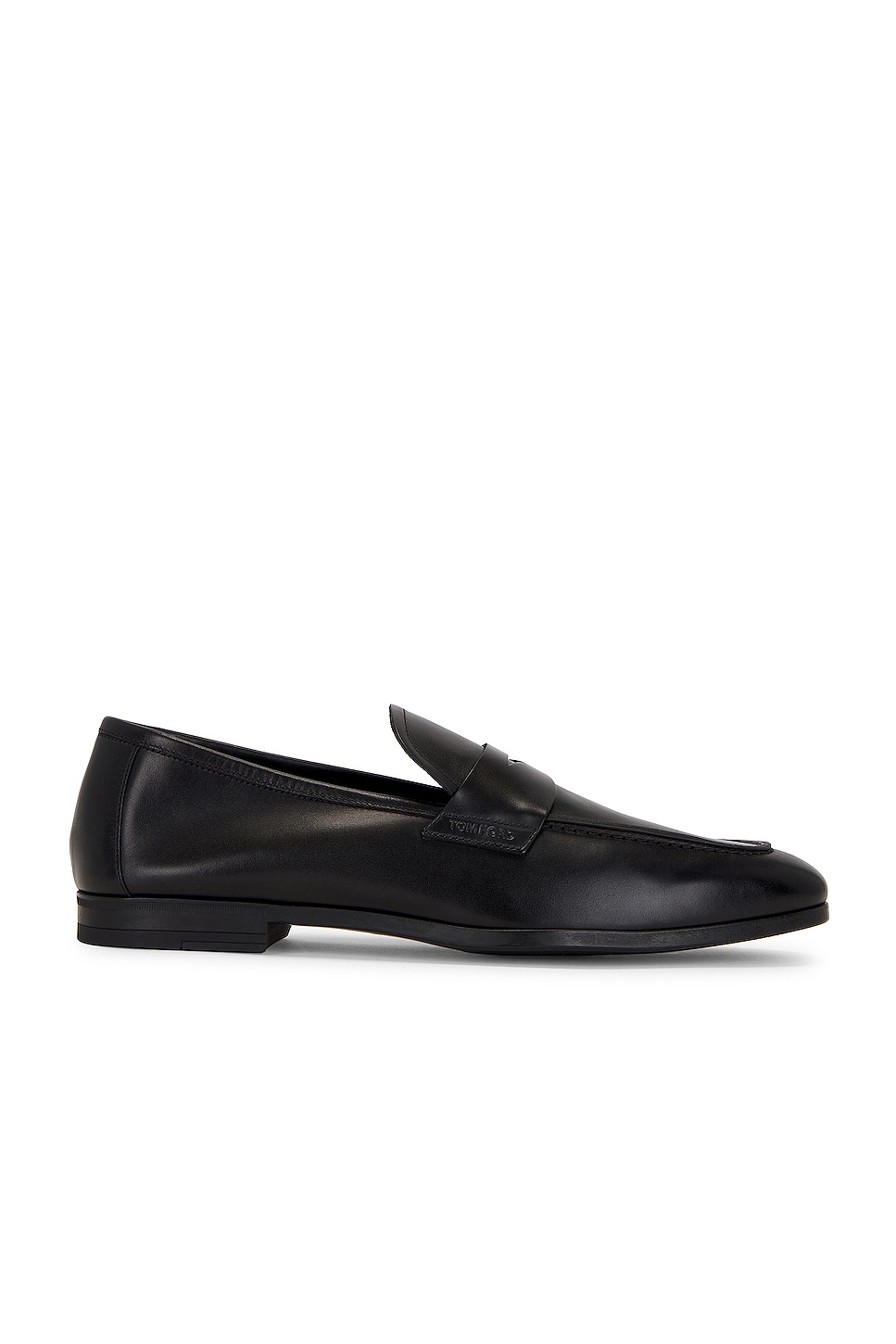 Image 1 of TOM FORD Smooth Leather Sean Penny Loafer in Black