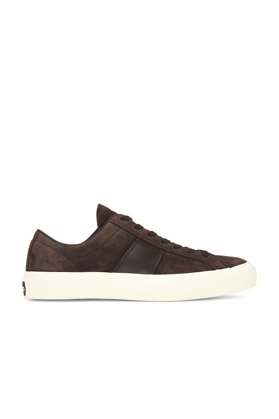 Shop Tom Ford Suede Cambridge Sneaker In Mocha & Cream