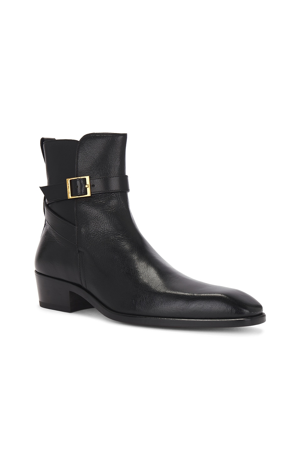 Shop Tom Ford Kenneth Buckle Boot In Black