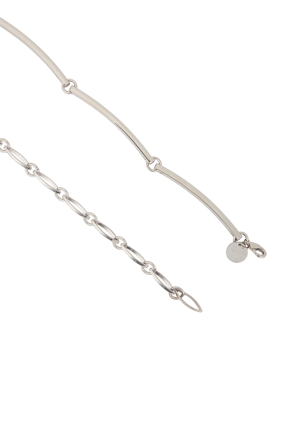 Tom Ford Twigs Belt In Silver