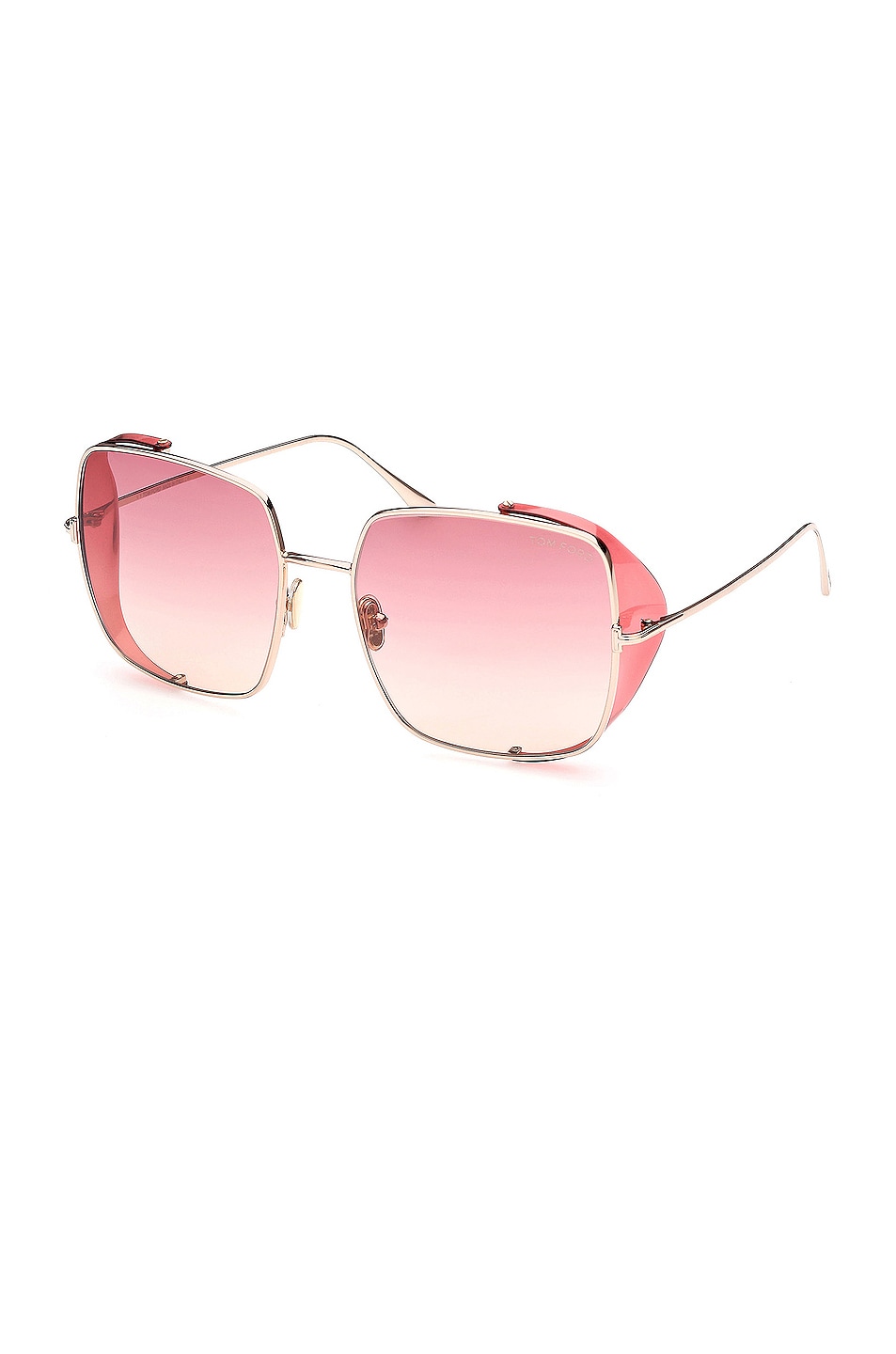 Image 1 of TOM FORD Toby Metal Sunglasses in Red