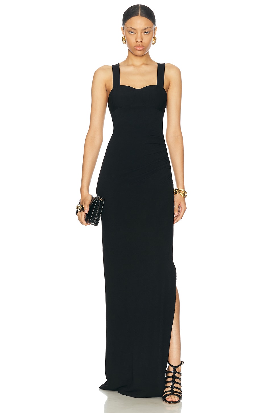 Image 1 of TOM FORD Long Corset Dress in Black