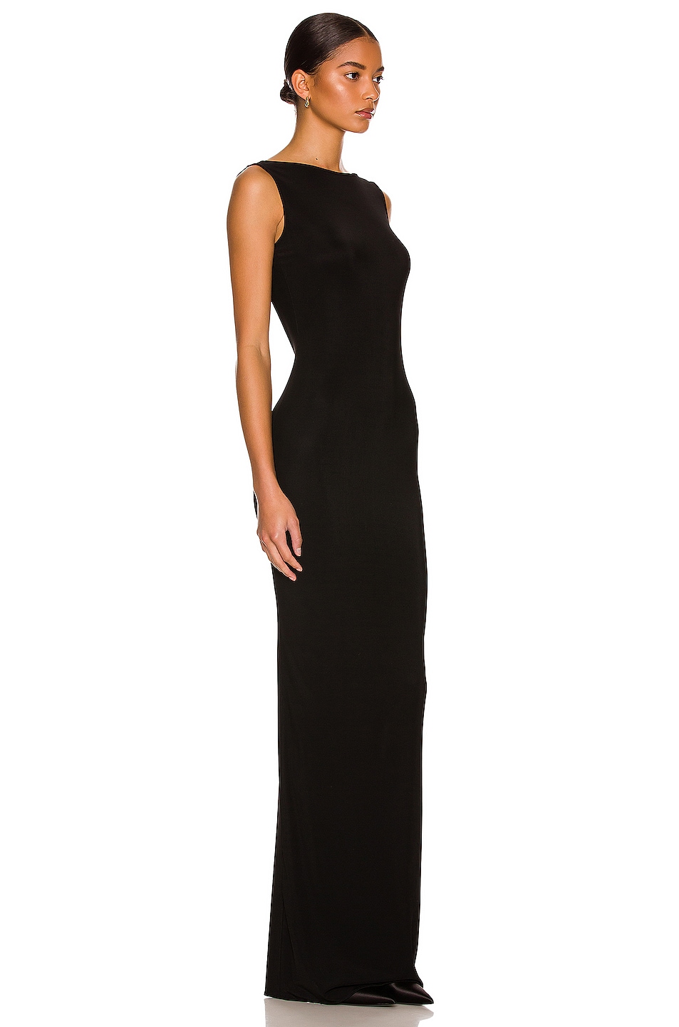 TOM FORD Sleeveless Open Back Gown in Black | FWRD