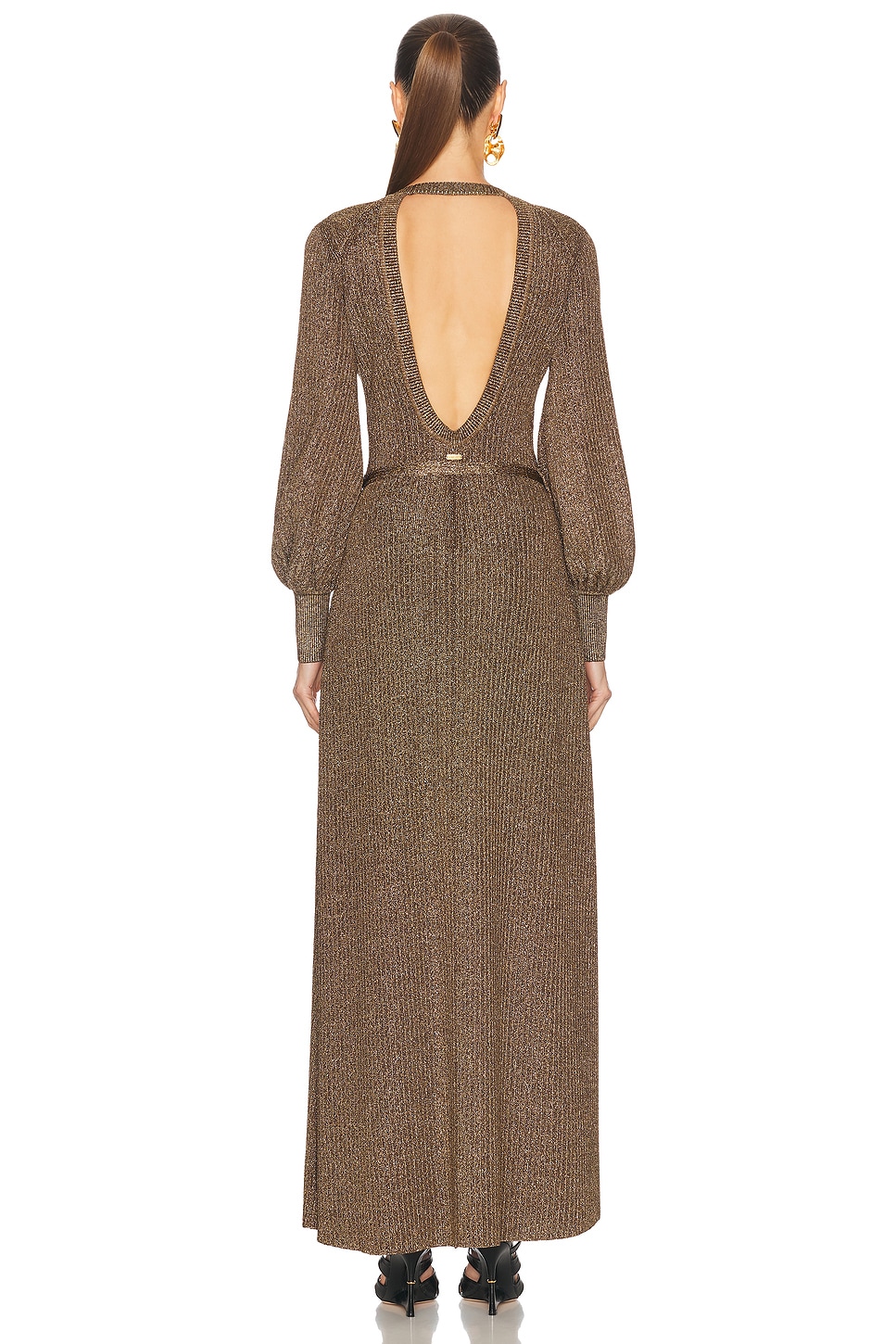 Image 3 of TOM FORD Vanise Long Dress in Combo Gold