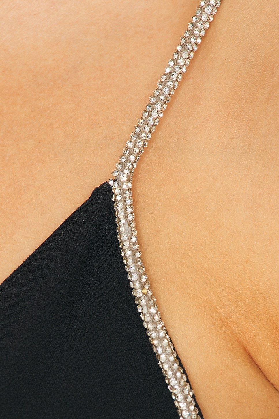 TOM FORD Crystal Chain Embroidered Satin Evening Dress | Thumbnail 4
