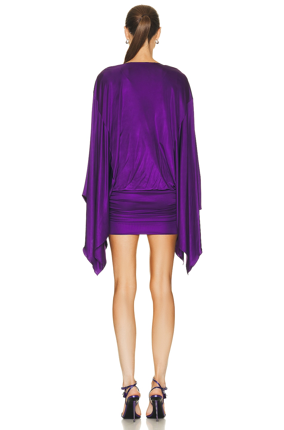 TOM FORD Cocktail Mini Dress in Purple Dalhia FWRD