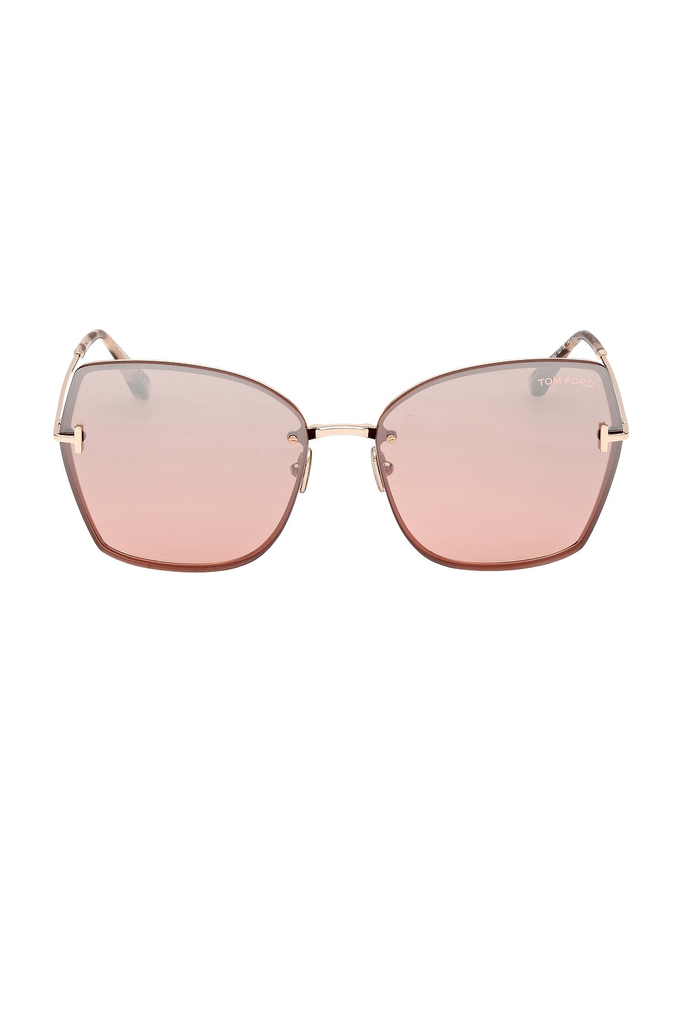 Nickie Sunglasses in Metallic Gold