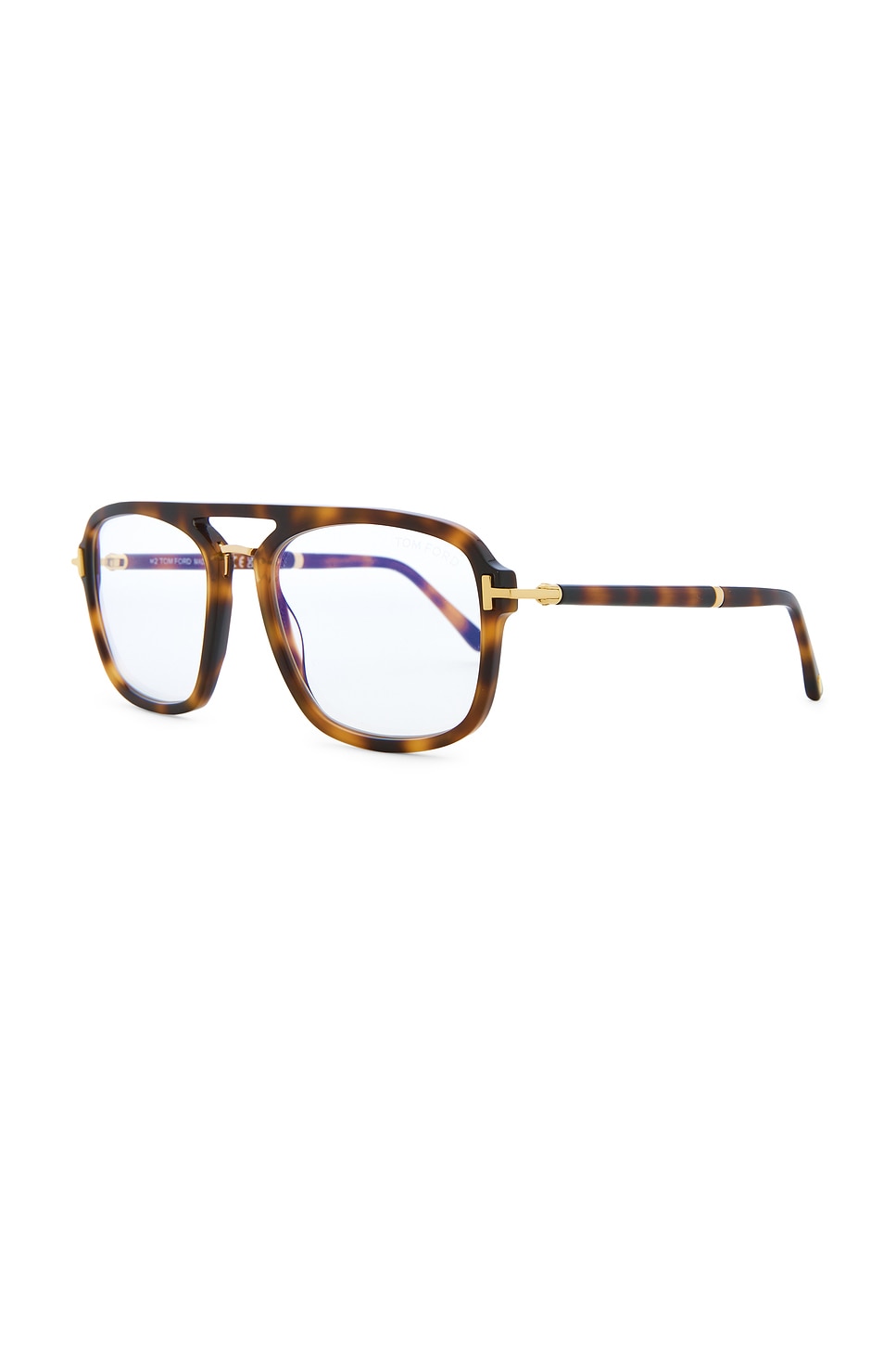 Tom Ford Navigator Eyeglasses In Brown