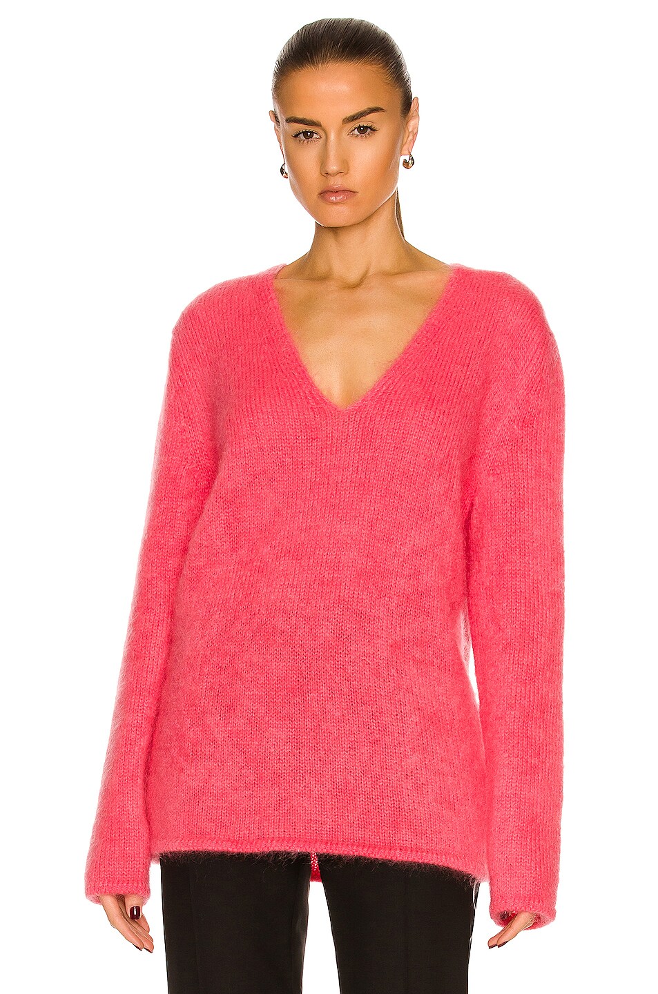 Image 1 of TOM FORD V Neck Sweater in French Rose