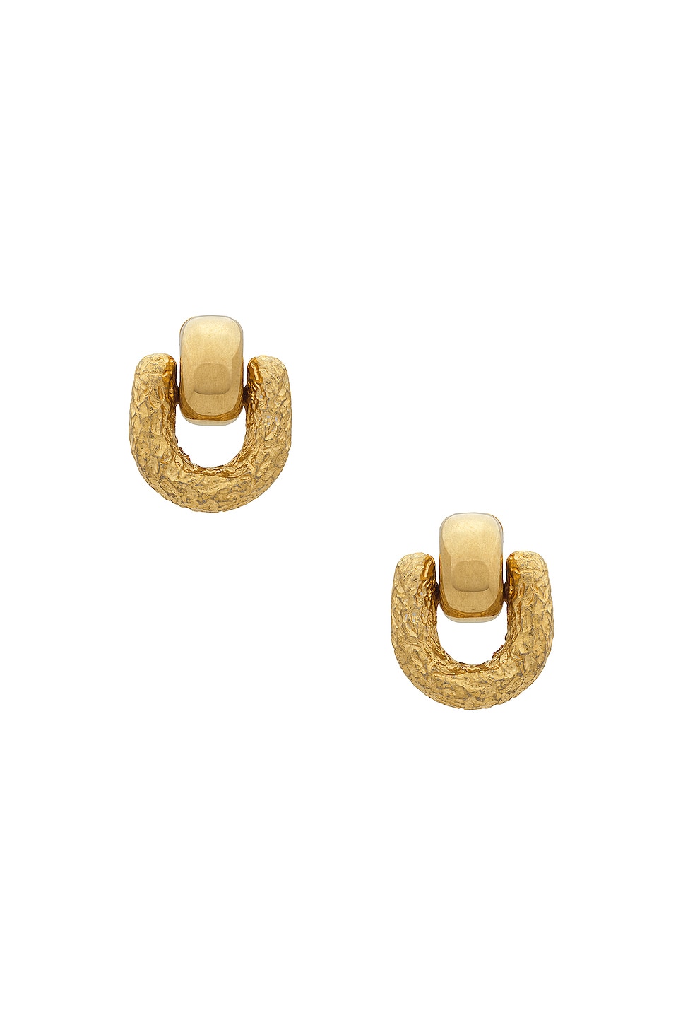 Cosmo Earrings in Metallic Gold