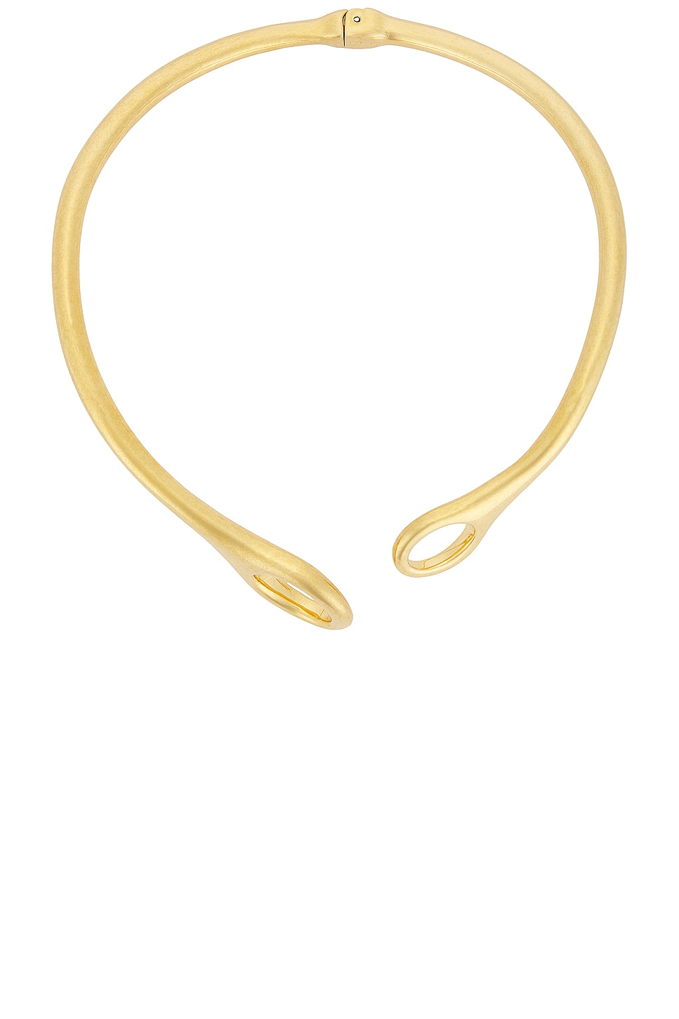 Torque Necklace in Metallic Gold