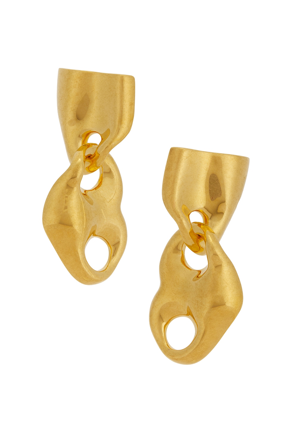 Image 1 of TOM FORD Brass Earrings in Vintage Gold