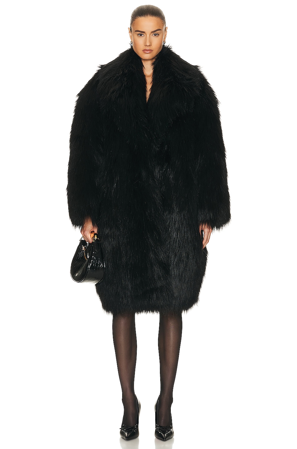 Image 1 of TOM FORD Faux Fur Coat in Black