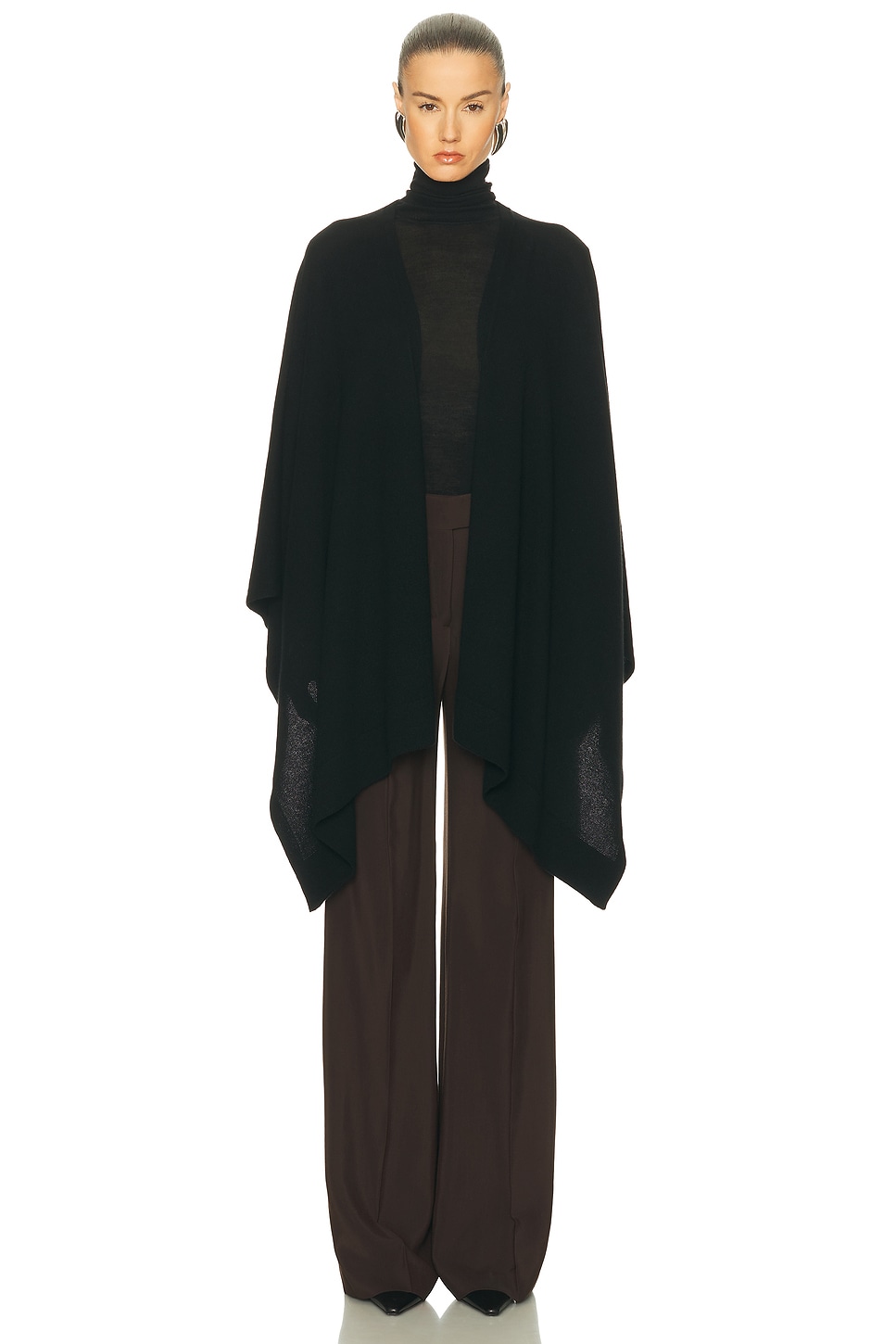 Tom Ford Fine Cashmere Poncho In Black