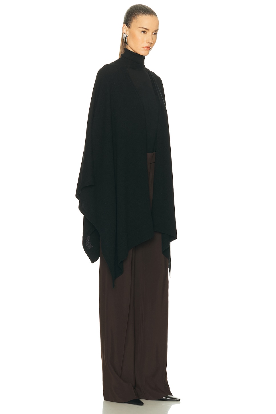 Tom Ford Fine Cashmere Poncho In Black