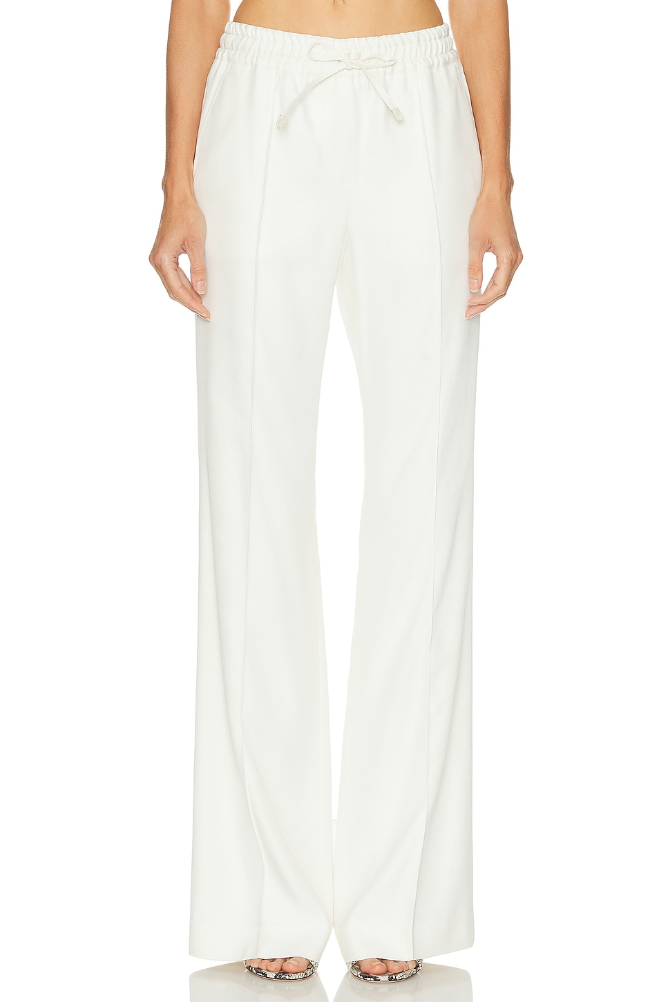 Image 1 of TOM FORD Fluid Tailored Joggers in Cream