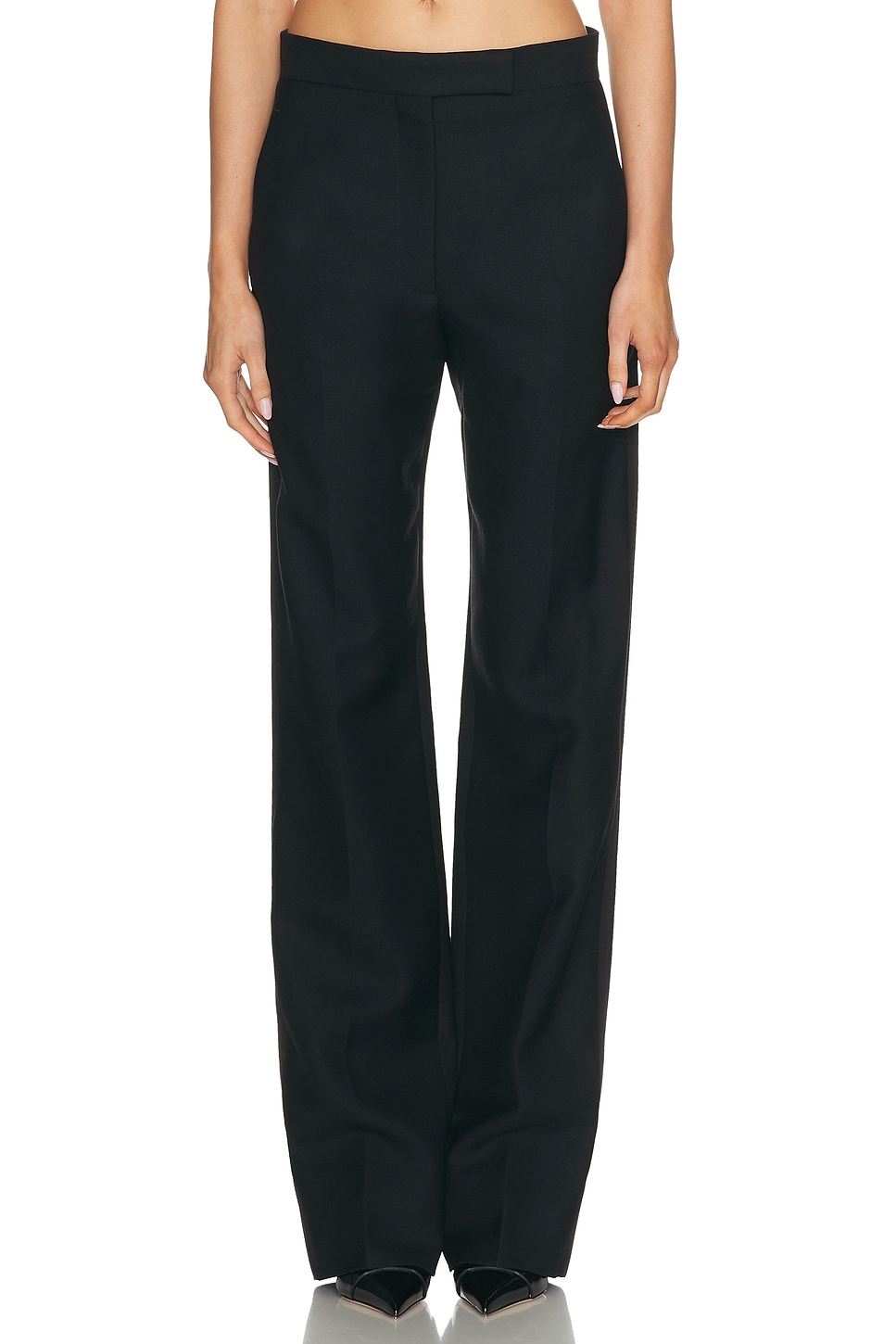 Image 1 of TOM FORD Tuxedo Straight Fluid Pant in Black