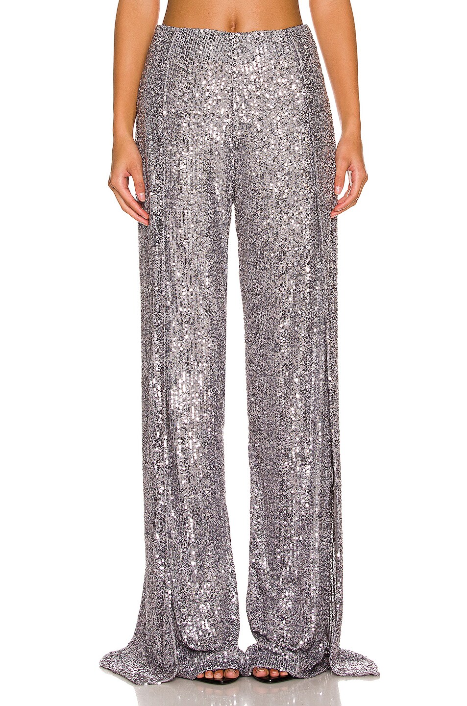 Image 1 of TOM FORD All Over Sequin Pant in Light Grey