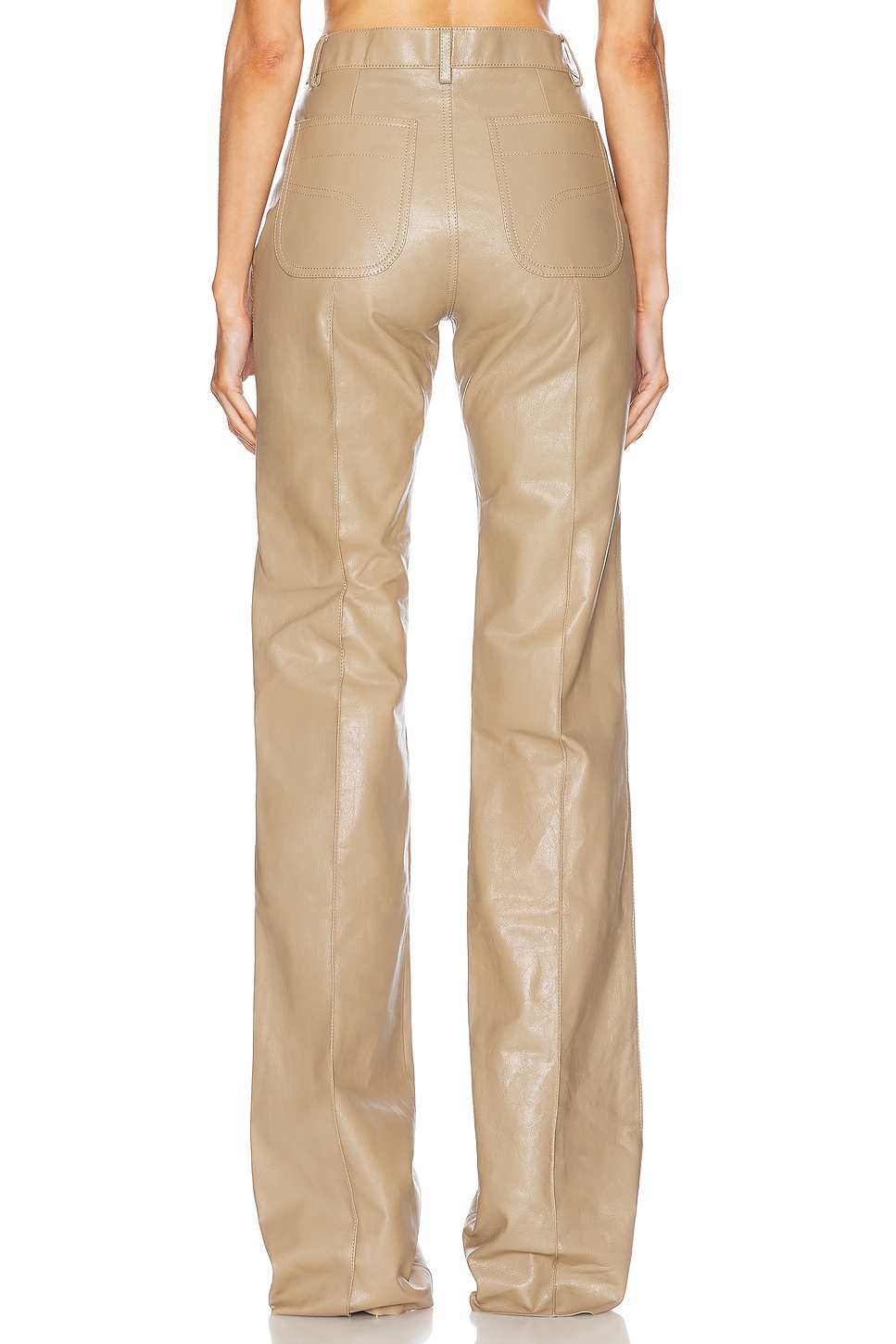 Goat Leather Patch Pocket Pant - Thumbnail 4