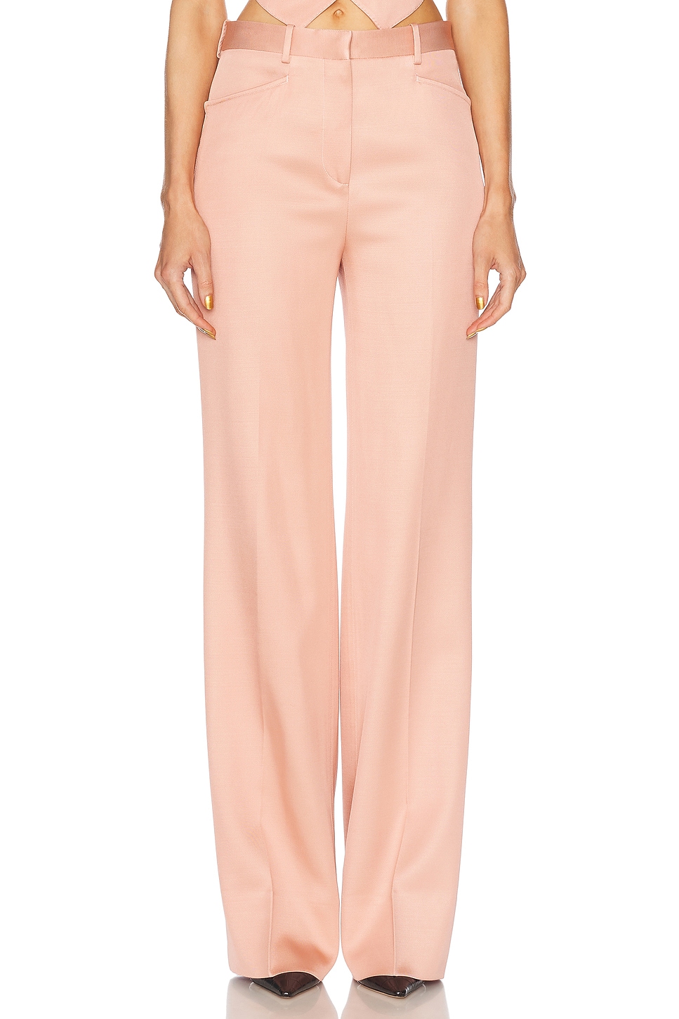 Image 1 of TOM FORD Boot Cut Pant in Blush Rose