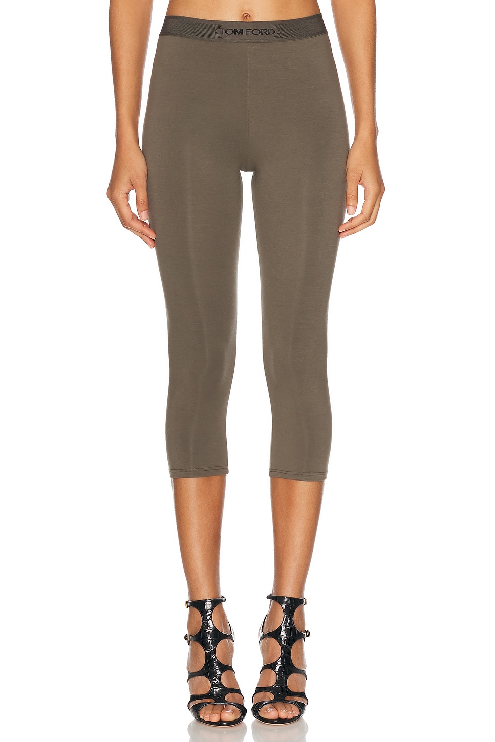 Image 1 of TOM FORD Modal Signature Yoga Pant in Military