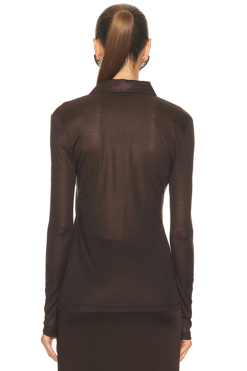 Tom Ford - Long Sleeve Polo Top | Plush