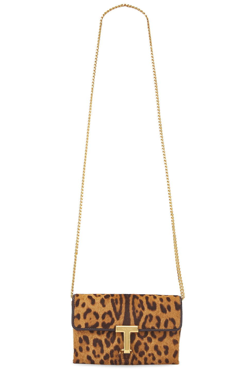 Leopard Print Monarch Mini Bag in Brown