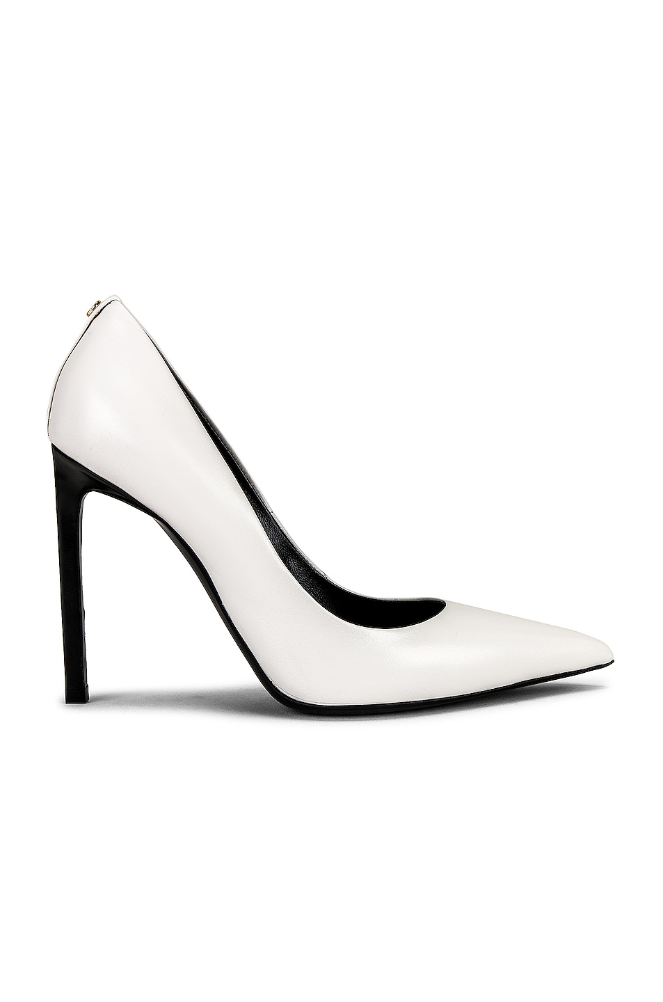 Image 1 of TOM FORD Leather Pump in Chalk