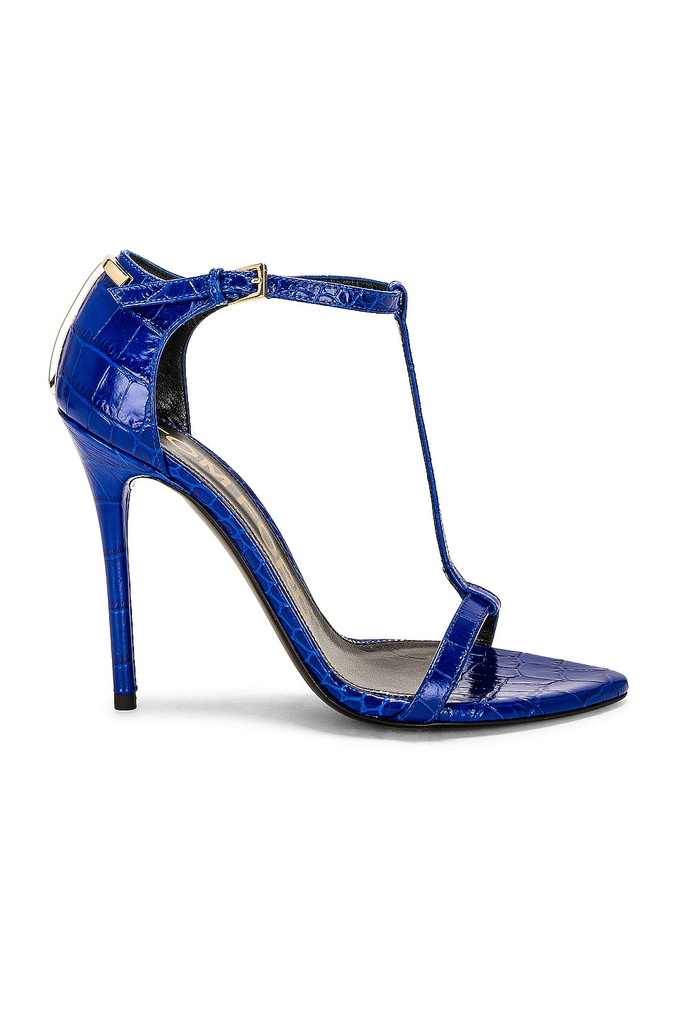 Image 1 of TOM FORD Croc Iconic T 105 Sandal in Cobalt