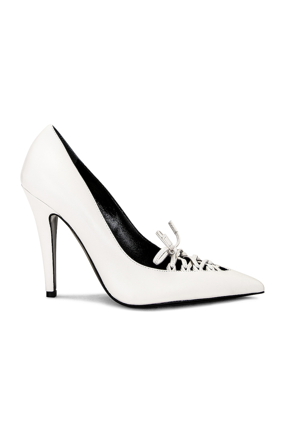 Image 1 of TOM FORD Leather Lux Corset 105 Pump in Chalk