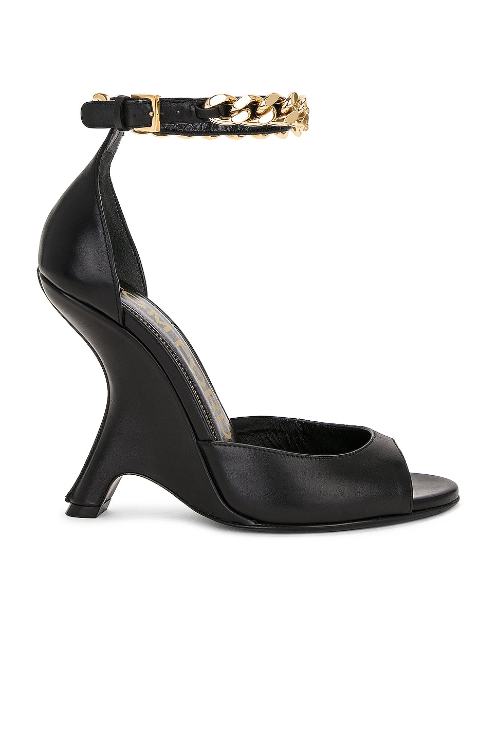 Image 1 of TOM FORD Iconic Chain 105 Sandal in Black