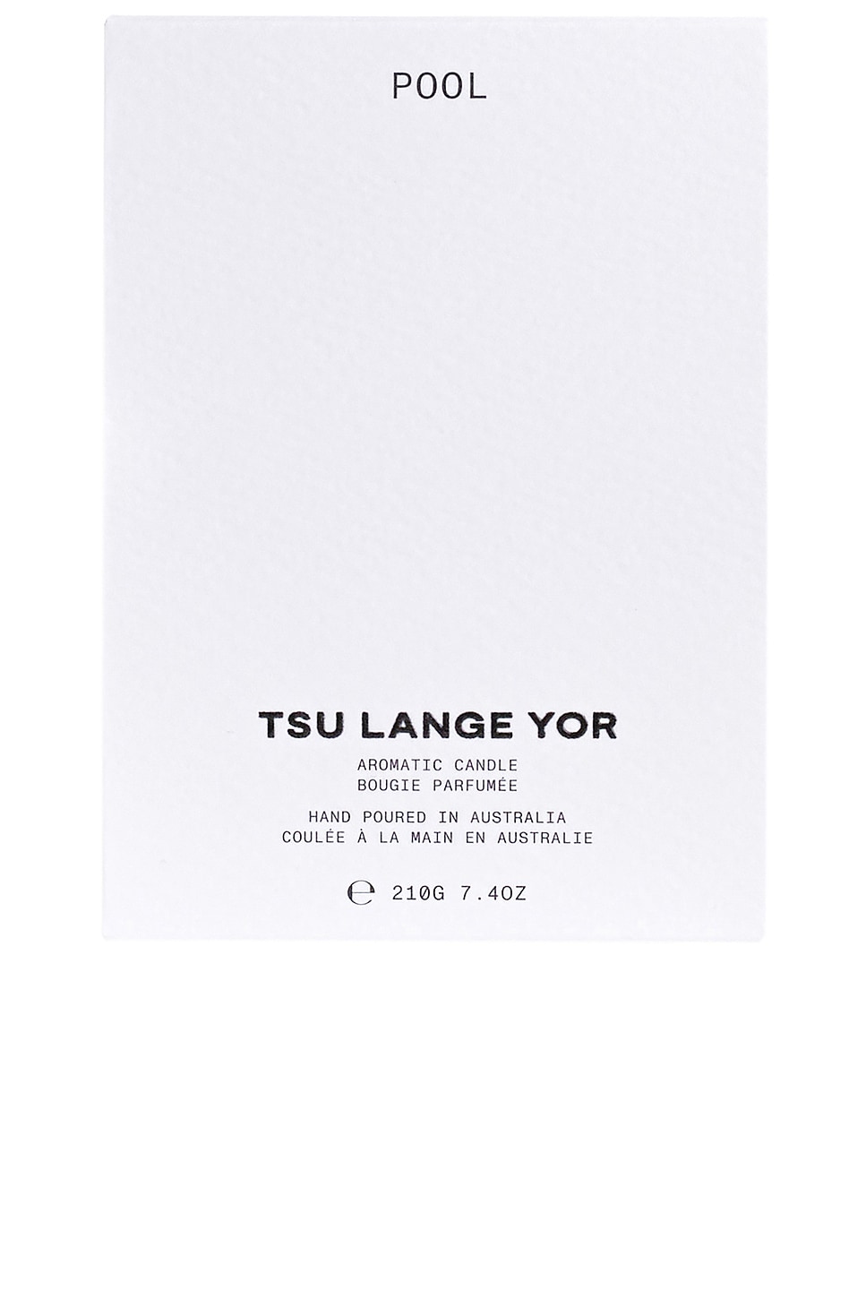 Tsu Lange Yor Pool Candle 210g In N,a