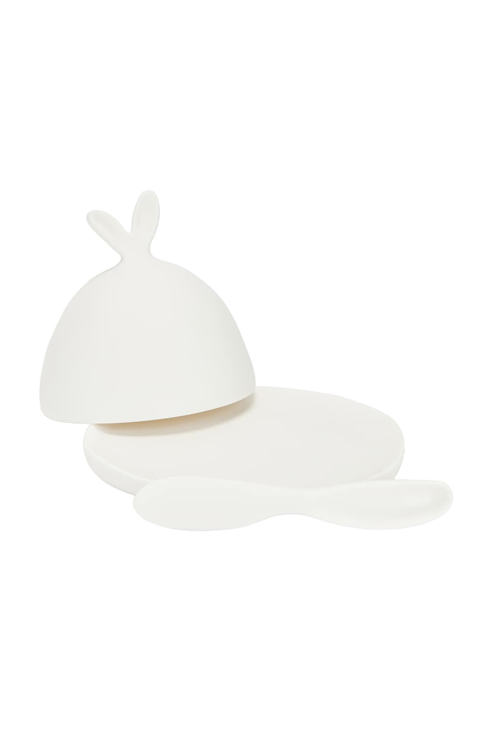 Tina Frey Designs Butter Dish With Spreader In White