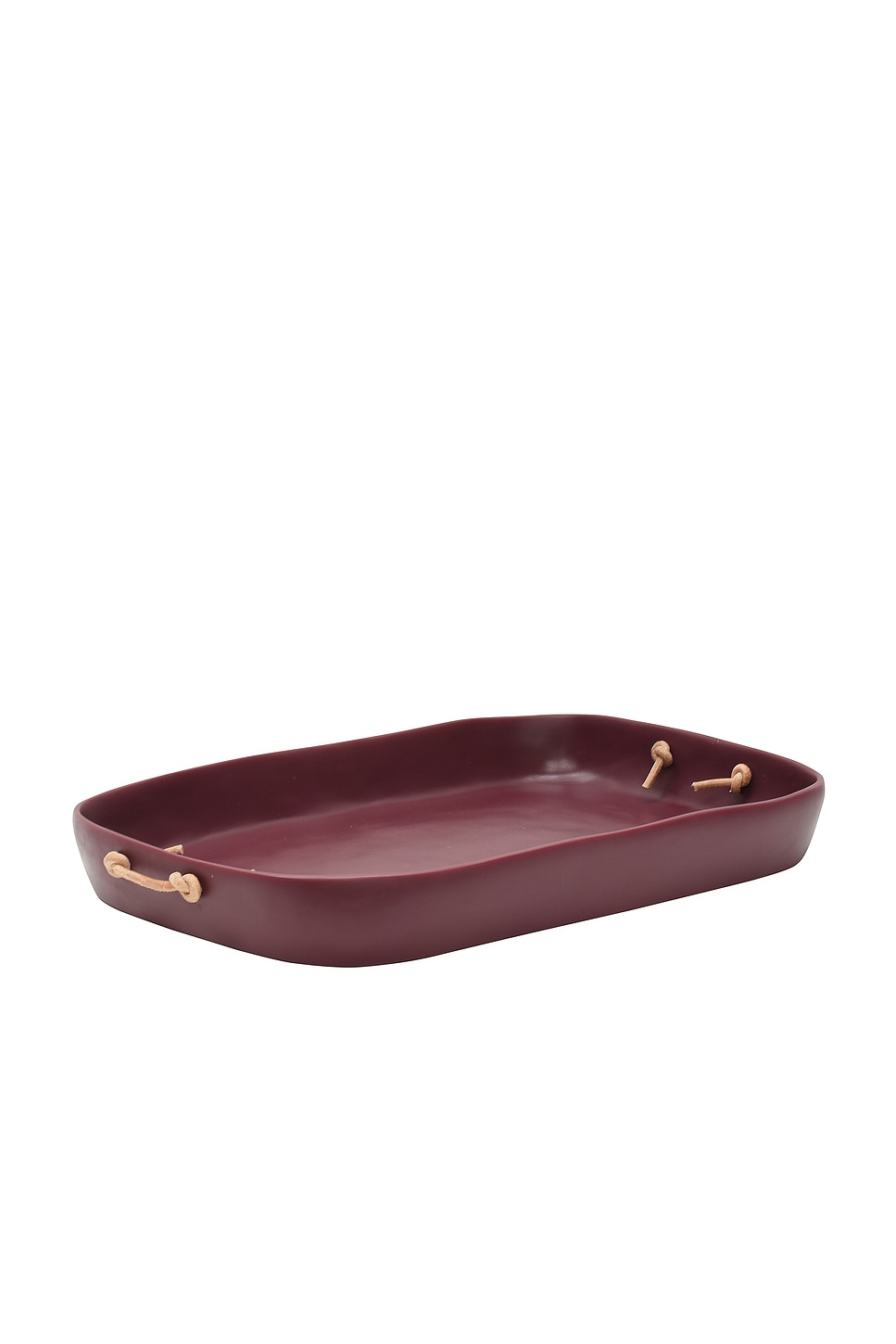 Image 1 of Tina Frey Designs Extra Large Tray in Oxblood
