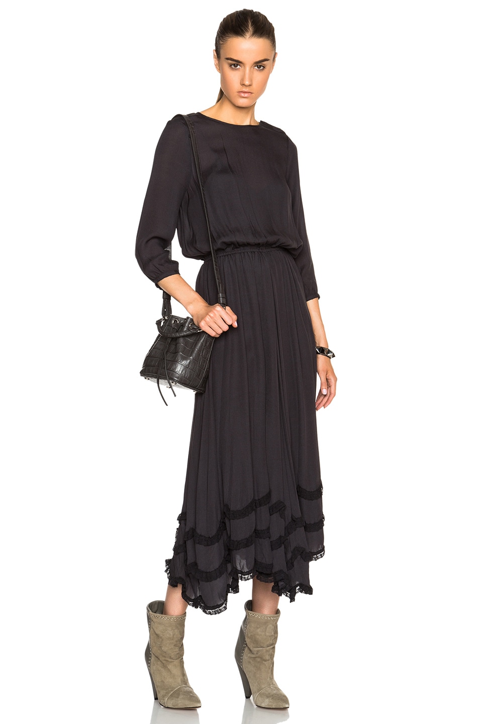 Image 1 of The Great Parlor Dress in Black