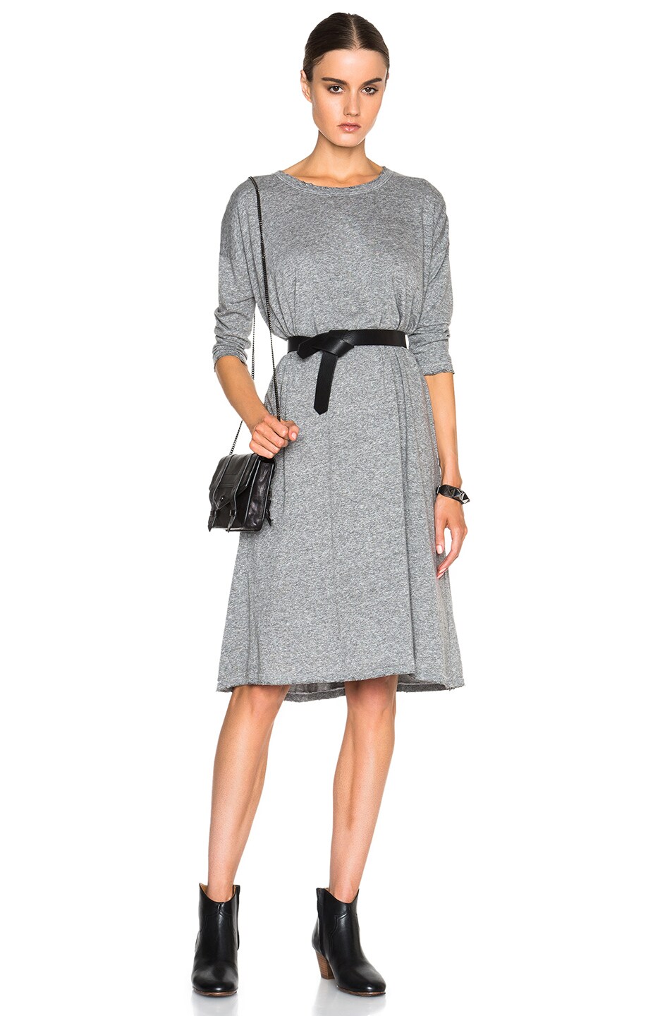 Image 1 of The Great Square Dress in Heather Grey