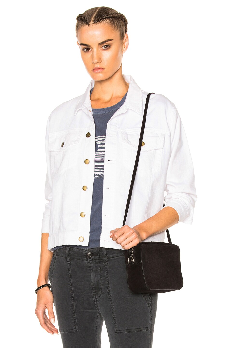 Image 1 of The Great Boxy Jean Jacket in Sail Wash